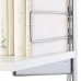 FixtureDisplays® 2PK ecorative Double Slot Bookend Bracket Shelf Dividers, Clothes Organizer & Storage, Book Shelf Divider 13888-2PK